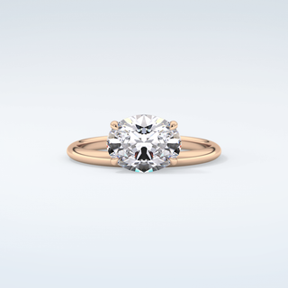 1.5 CT Oval  Cut Solitaire Moissanite Engagement Ring 7