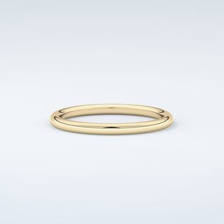 Yellow Gold Polished Classic Shank Wedding Band 3