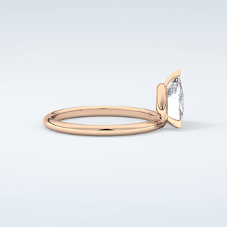 1.5 CT Trillion Cut Solitaire Moissanite Engagement Ring 10