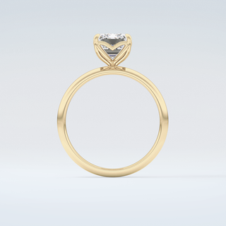 1.75 CT Emerald Cut Solitaire Moissanite Engagement Ring 2