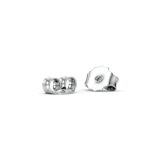 1 TCW Round Cut Halo Stud Moissanite Earrings 4