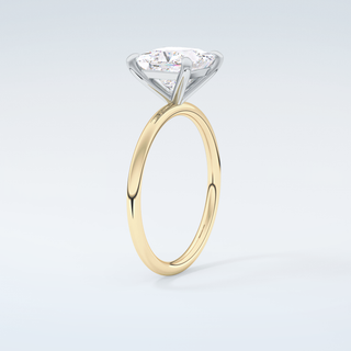 2.0 CT Princess Cut Solitaire Moissanite Engagement Ring 6