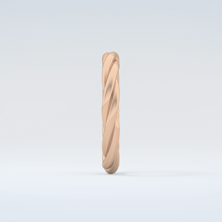 Classic Rope Twisted Shank Wedding Band 11