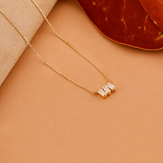 1.0 CT Round Bezel Solitaire Lab Grown Diamond Necklace