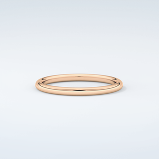 Yellow Gold Polished Classic Shank Wedding Band 10