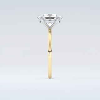 2.0 CT Oval Cut Solitaire Moissanite Engagement Ring 5