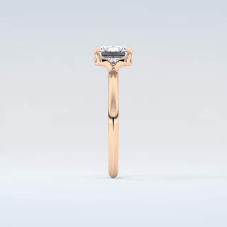 2.0 CT Emerald Cut Solitaire Moissanite Engagement Ring 11