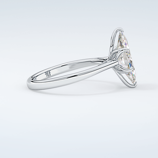 1.5 CT Marquise Cut Solitaire Style Moissanite Engagement Ring 16