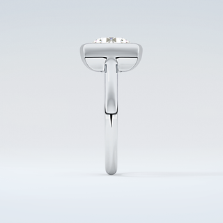 2.0 CT Round Cut Solitaire Bezel Moissanite Engagement Ring 17