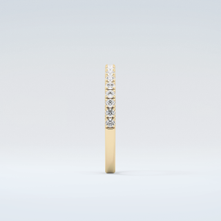 1.1 TCW Round Shaped Moissanite Wedding Band 5