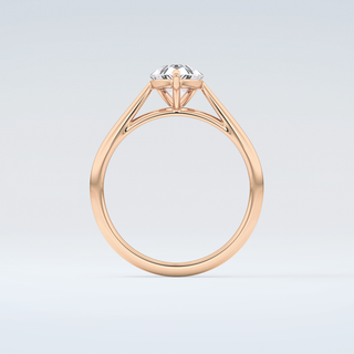 2.0 CT Pear Cut Solitaire Moissanite Engagement Ring 8