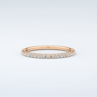 0.5 TCW Round Shaped Moissanite Wedding Band 9