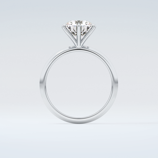 2.0 CT Round Cut Solitaire Moissanite Engagement Ring 14