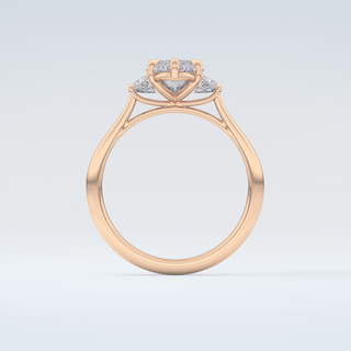 2.0 CT Marquise Cut Three Stone Moissanite Engagement Ring 8