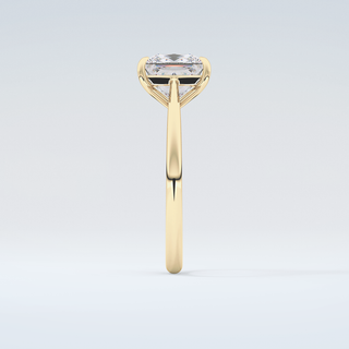 2.0 CT Princess Cut Solitaire Moissanite Engagement Ring 5