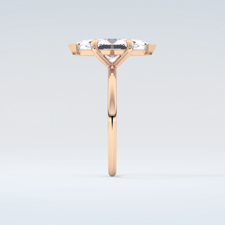 1.5 CT Marquise Cut Solitaire Moissanite Engagement Ring 11