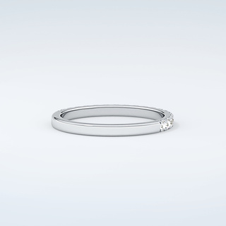 1.1 TCW Round Shaped Moissanite Wedding Band 15