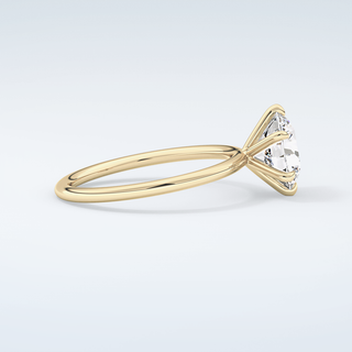 2.0 CT Round Cut Solitaire Moissanite Engagement Ring 4