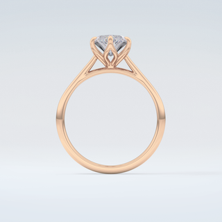 1.5 CT Marquise Cut Solitaire Style Moissanite Engagement Ring 8