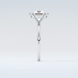 2.0 CT Oval Cut Solitaire Moissanite Engagement Ring 17