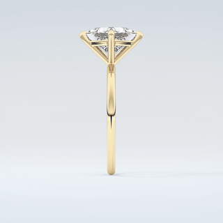 2.0 CT Princess Cut Solitaire Moissanite Engagement Ring 5