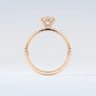 1.5 CT Marquise Cut Pave Moissanite Engagement Ring 8