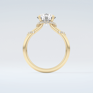 2.0 CT  Round Cut Hidden Multiple Stone Moissanite Engagement Ring 2