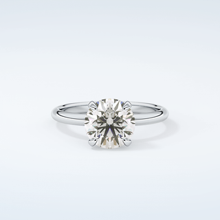 2.0 CT Round Cut Solitaire Moissanite Engagement Ring 13