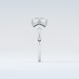 1.0 CT East West Marquise Cut Solitaire Style Moissanite Engagement Ring 17