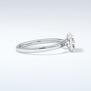 2.0 CT Radiant Cut Half Bezel Moissanite Engagement Ring 16