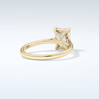 2.0 CT Radiant Cut Solitaire Moissanite Engagement Ring 3