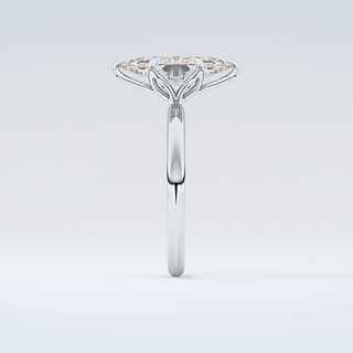 1.5  CT Marquise Cut Solitaire Moissanite Engagement Ring 17