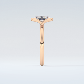 2.0 CT Oval Cut Solitaire Style Moissanite Engagement Ring 11