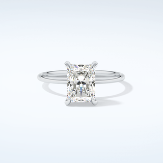 2.0 CT Radiant Cut Solitaire Moissanite Engagement Ring 13