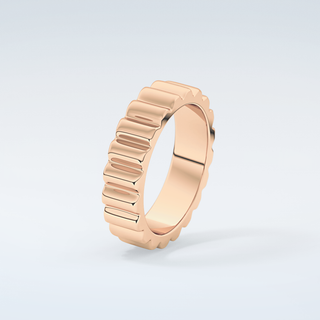 Textured Shank Wedding Band 12