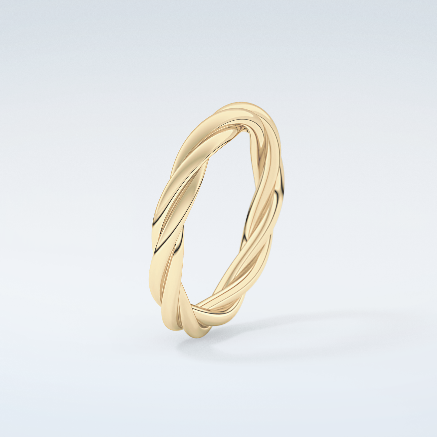 Classic Rope Twisted Shank Wedding Band