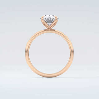 1.5 CT Oval Cut Solitaire Moissanite Engagement Ring 8