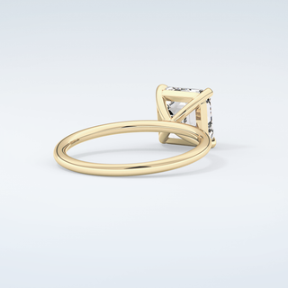 2.0 CT Asscher Cut Solitaire Moissanite Engagement Ring 3