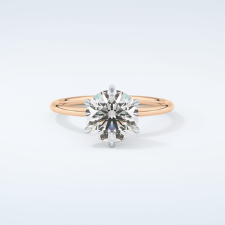 2.0 CT Round Cut Solitaire Moissanite Engagement Ring 7