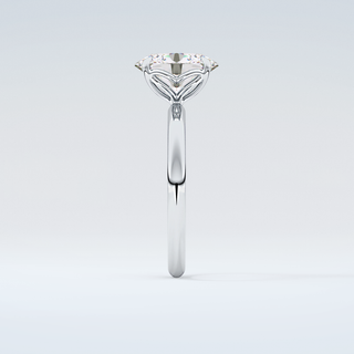 1.5 CT Oval Cut Solitaire Moissanite Engagement Ring 17