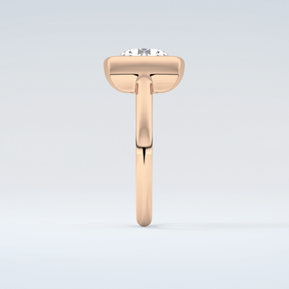 2.0 CT Round Cut Solitaire Bezel Moissanite Engagement Ring 11