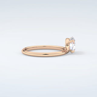 1.5 CT Oval  Cut Solitaire Moissanite Engagement Ring 10