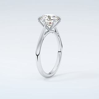2.0 CT Round Cut Solitaire Moissanite Engagement Ring 18