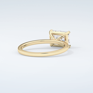 2.0 CT Emerald Cut Solitaire Moissanite Engagement Ring 3