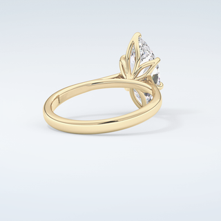 1.5 CT Marquise Cut Solitaire Style Moissanite Engagement Ring 3
