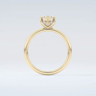 1.5 CT Marquise Cut Hidden Halo Moissanite Engagement Ring 2