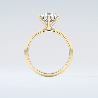 2.0 CT Round Cut Solitaire Moissanite Engagement Ring 2