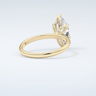 1.5  CT Marquise Cut Solitaire Moissanite Engagement Ring 3