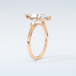 2.0 CT Marquise Cut Three Stone Moissanite Engagement Ring 12