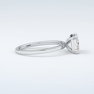 2.0 CT Emerald Cut Solitaire Moissanite Engagement Ring 16